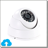 Купольная IP-камера HDcom-125-A2 с облачным хранением и микрофоном
