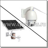 Комплект камеры видеонаблюдения на солнечных батареях Link Solar NC67G-60W-40AH 